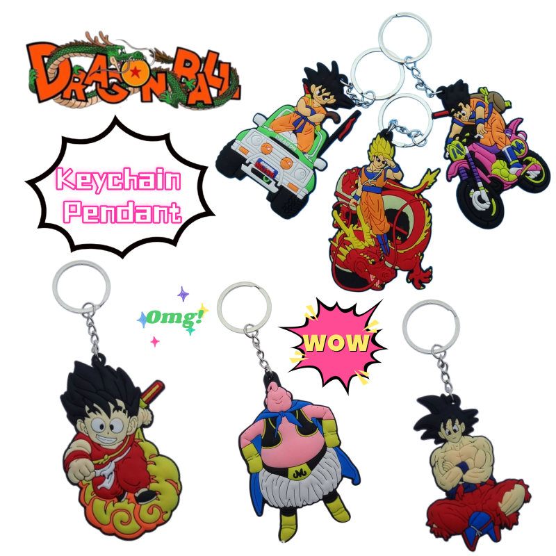Ornament Ball Set - Dragon Ball Son Goku Silicone Keychain