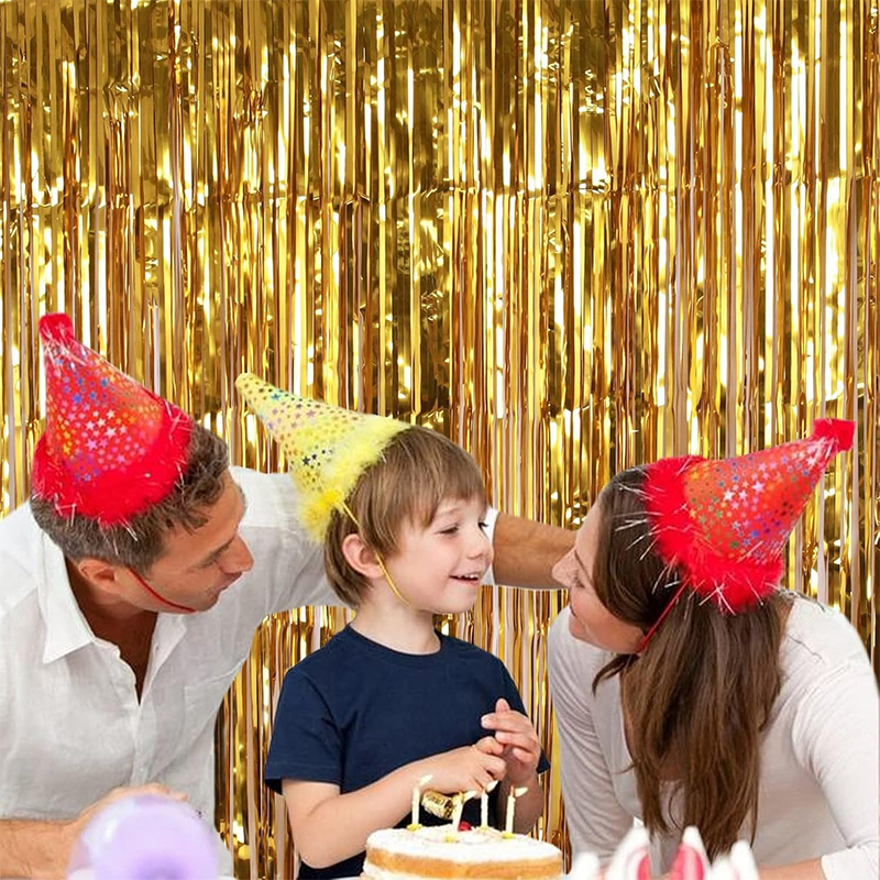 2M Glitter Gold Tinsel Fringe  - Tinsel Garland Decoration recensie en prijs
