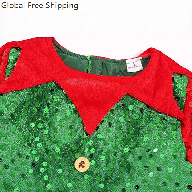 Girls Christmas Costume Set Sa - Elf Costume Christmas recensie en prijs