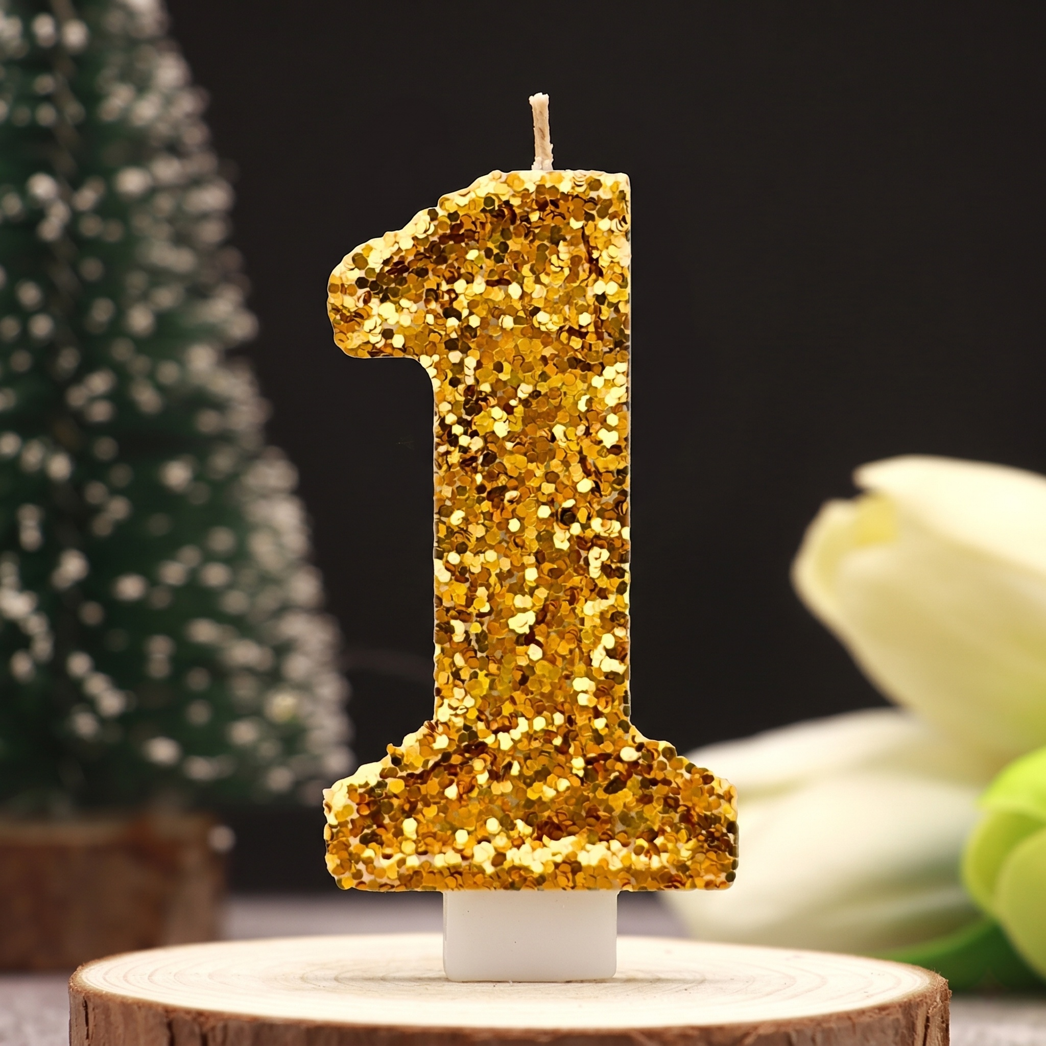 Digital Birthday Candle Gold C - Holiday Candle Set recensie en prijs
