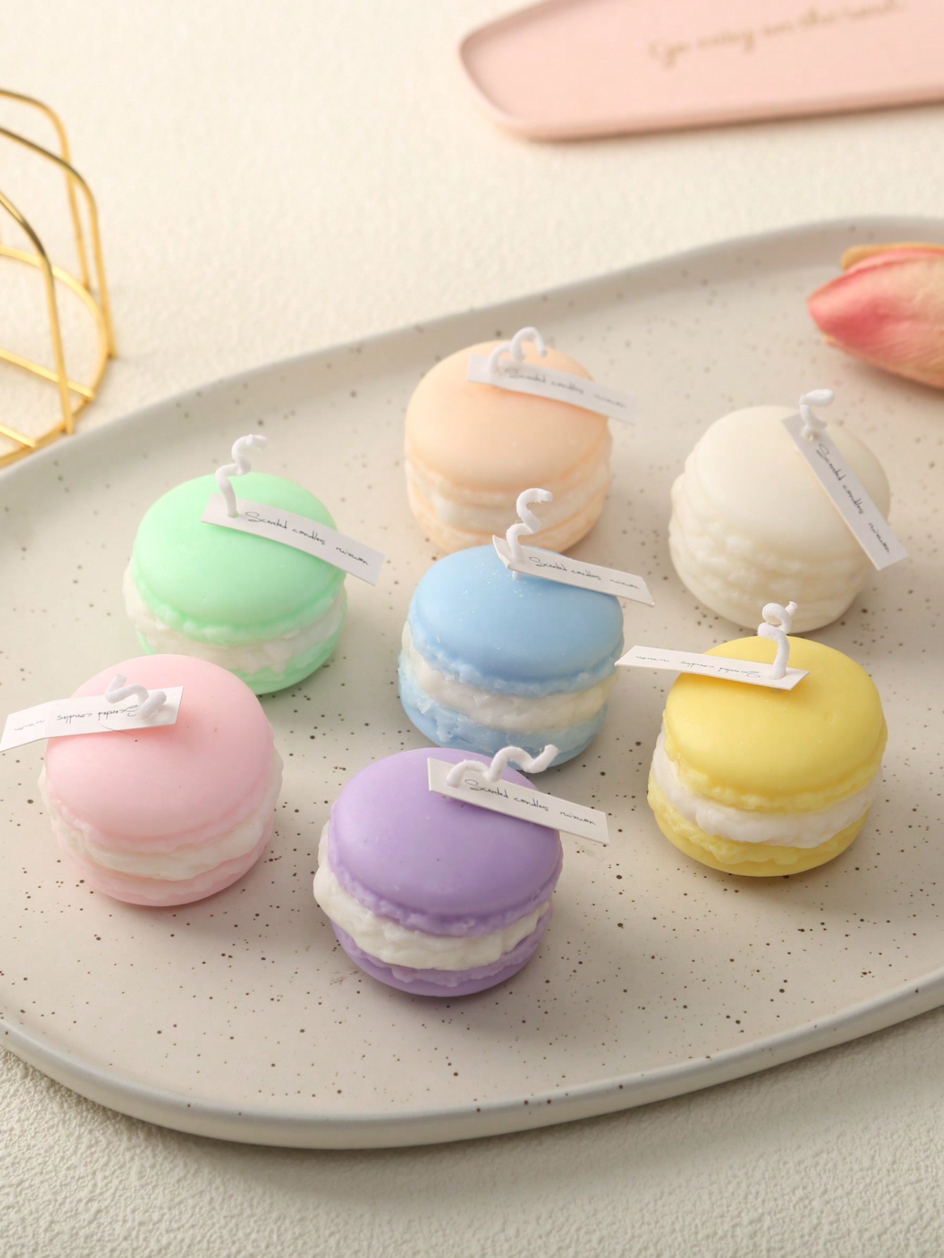1/2/6pcs Set Macaron Color Sce - Holiday Candle Set recensie en prijs