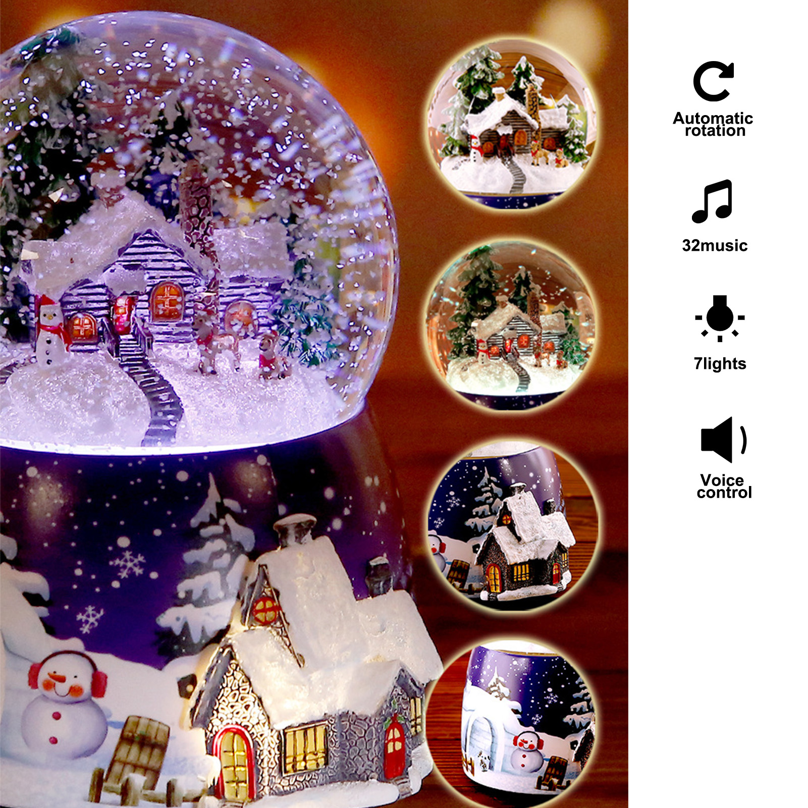 1 Pcs Resin Music Box Crystal  - Snow Globe Musical recensie en prijs