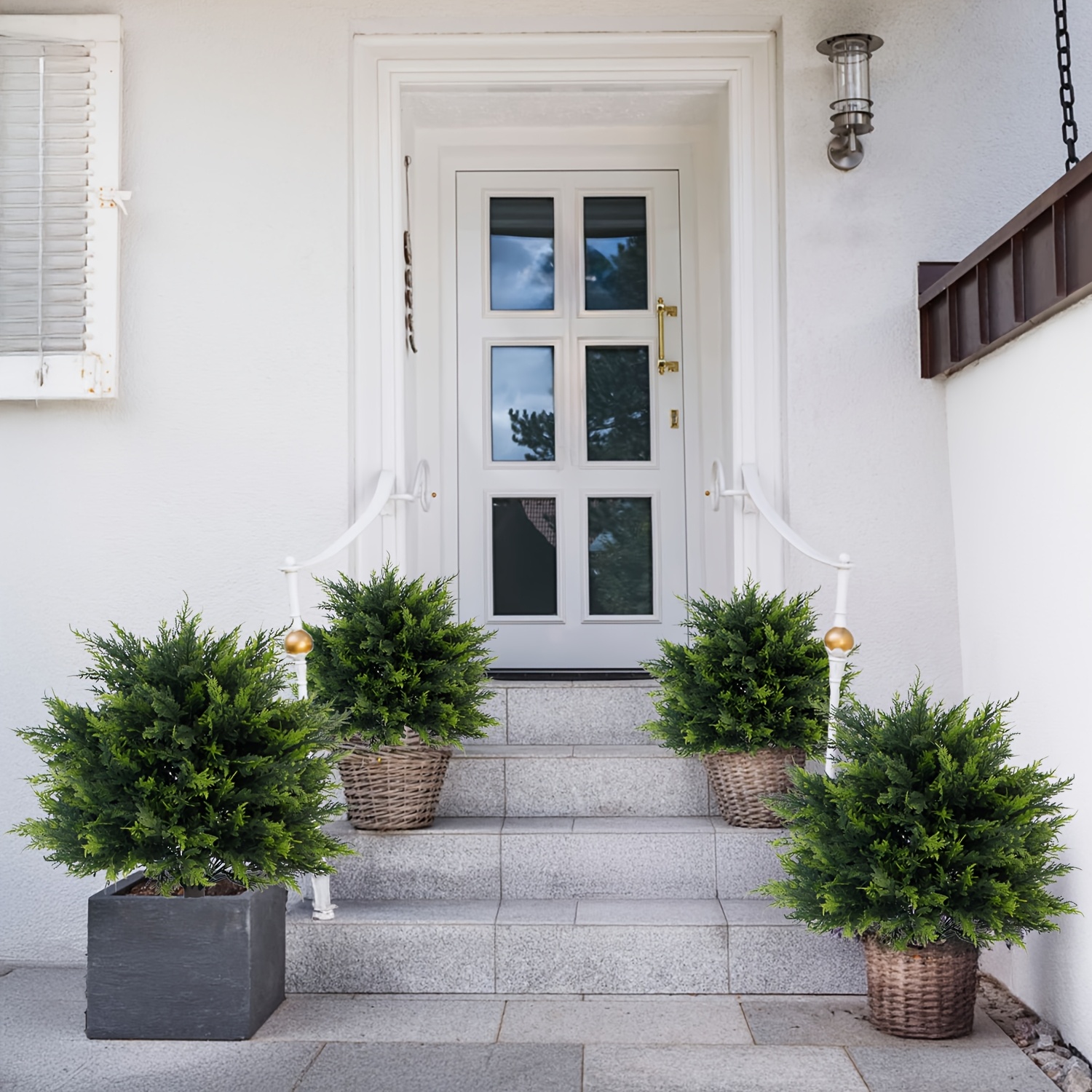 2pcs Outdoor Artificial Greene - Christmas Tree Artificial recensie en prijs