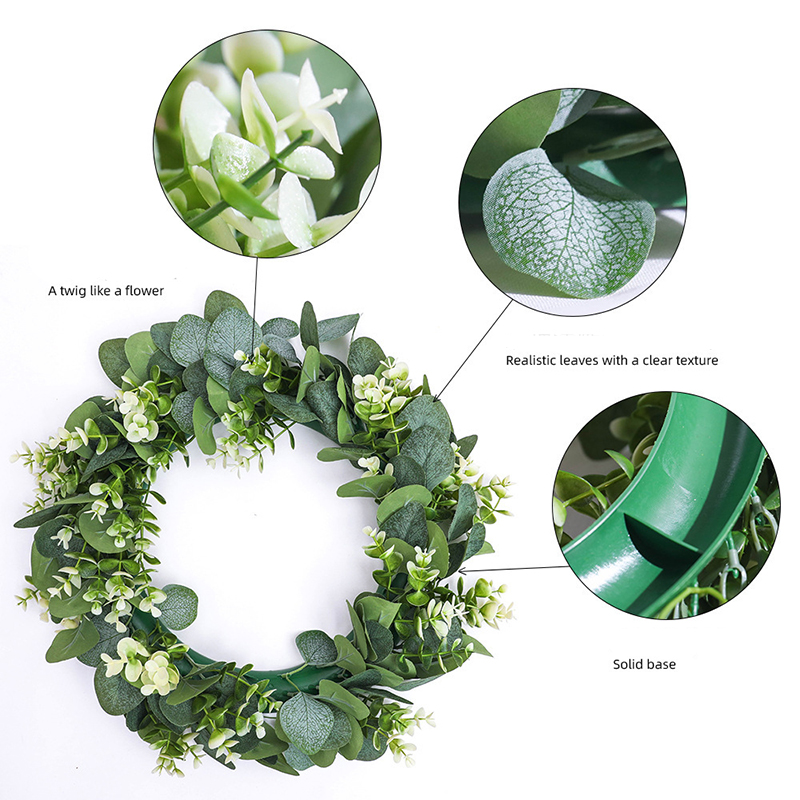 Eucalyptus Wreath Flowers Gift - Christmas Wreath Fake recensie en prijs