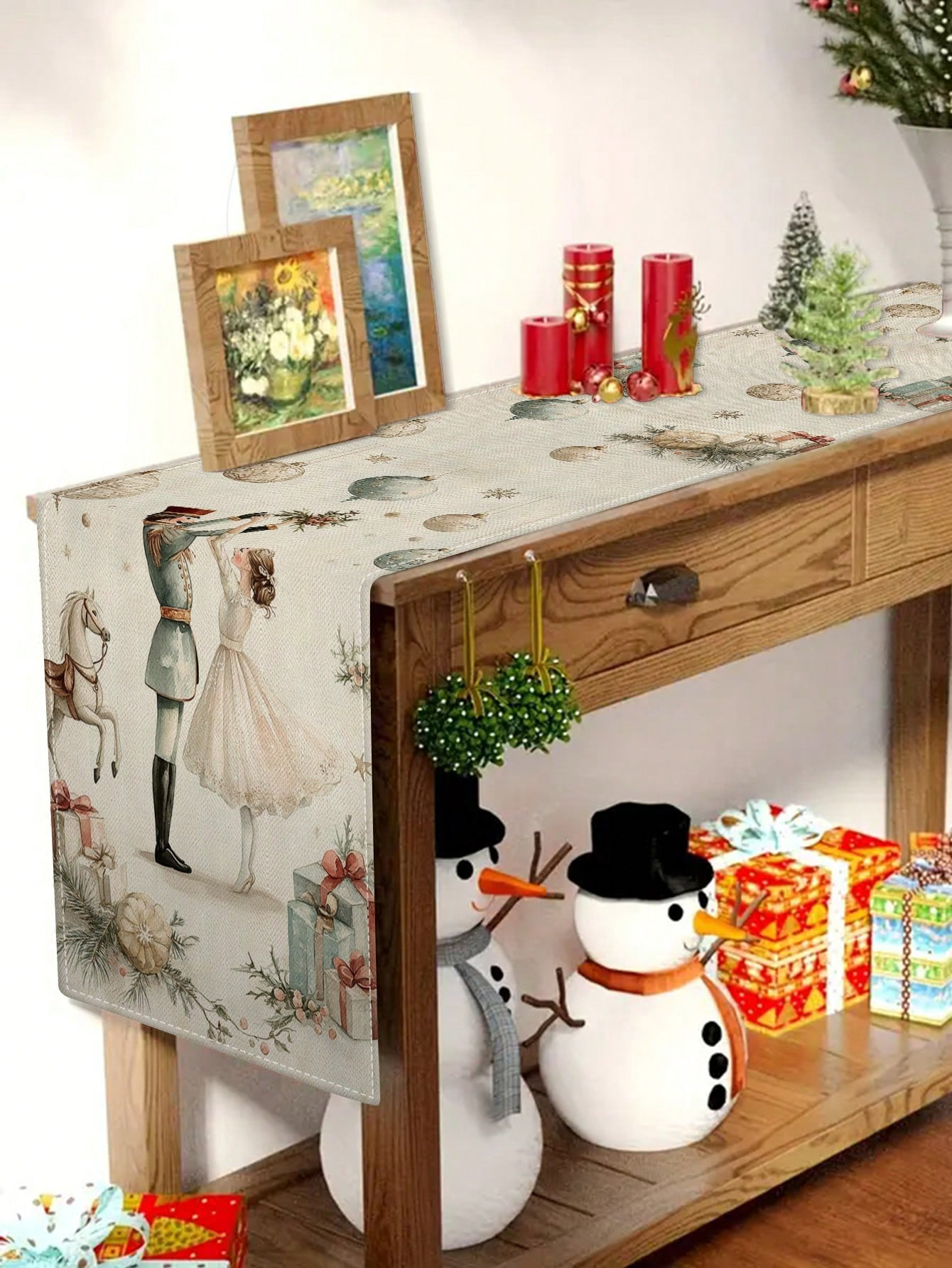 1pc Christmas Nutcracker & Bal - Christmas Table Runner recensie en prijs