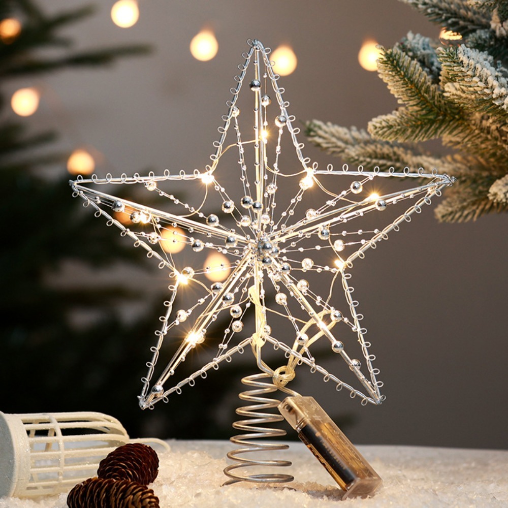 Gold/Silver LED Christmas Tree - Star Tree Topper recensie en prijs