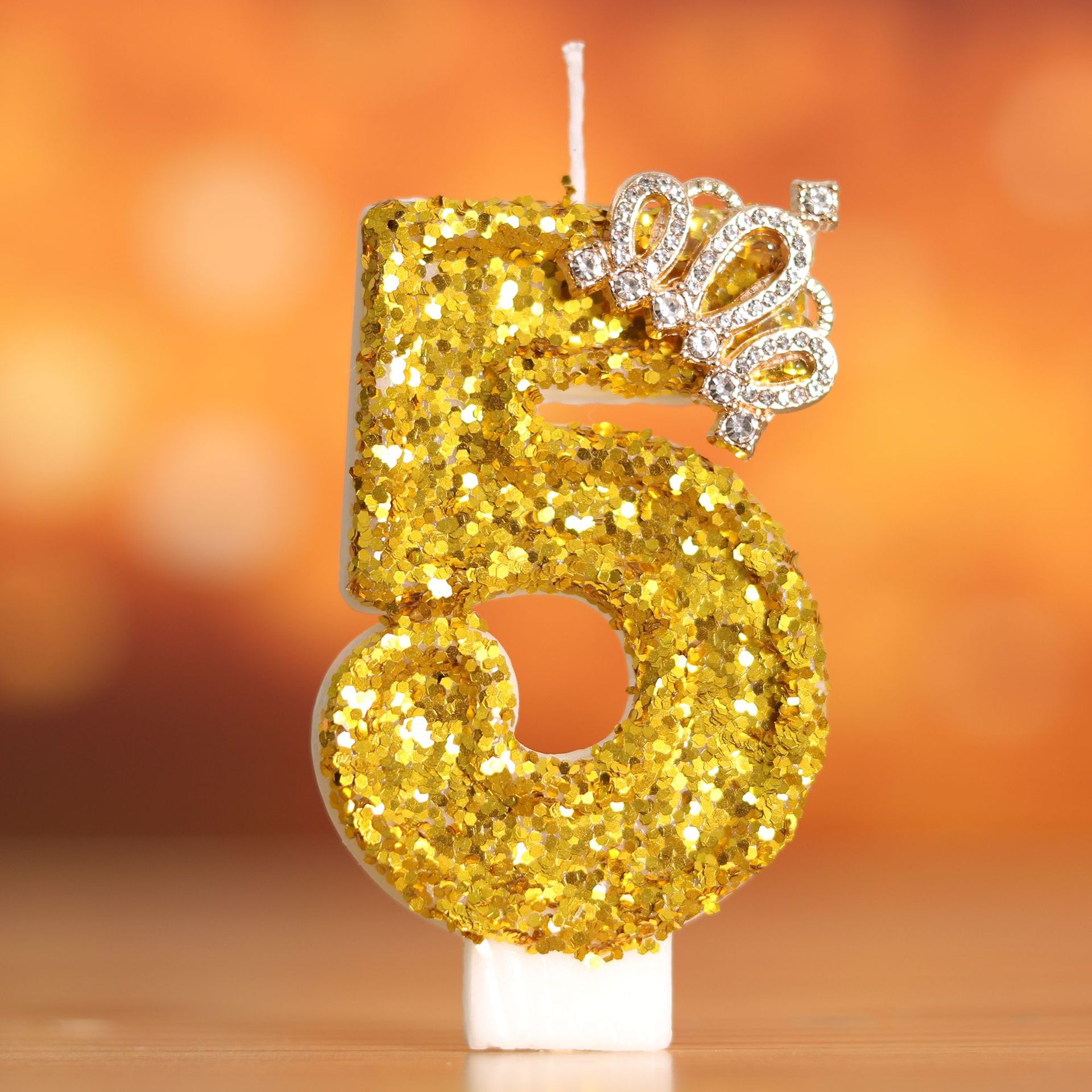 Digital Birthday Cake Gold Cro - Holiday Candle Set recensie en prijs