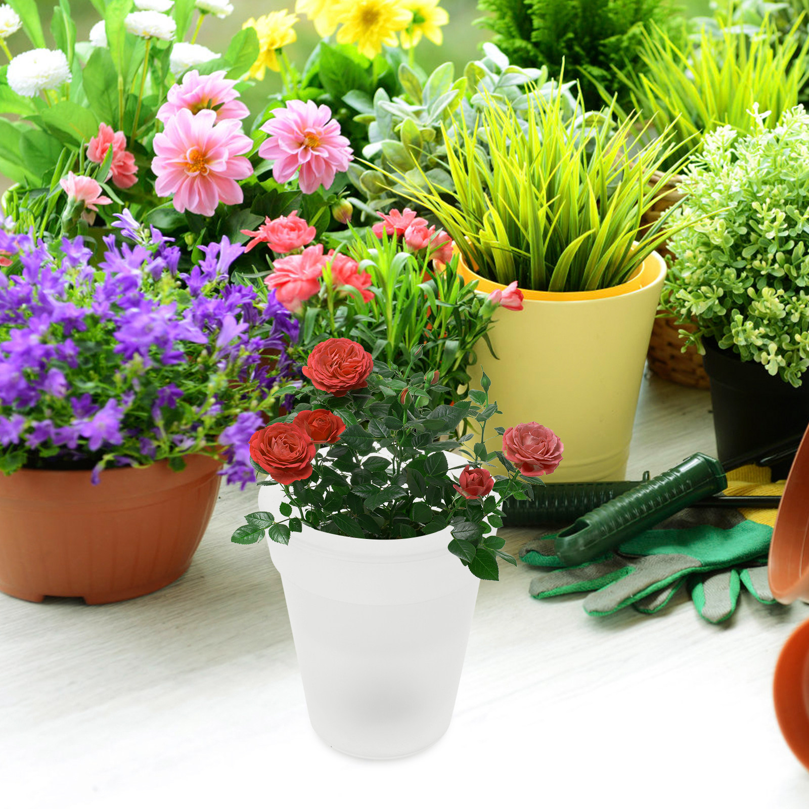 Flowerpot Solar Light Outdoor  - Christmas Lights Outdoor recensie en prijs