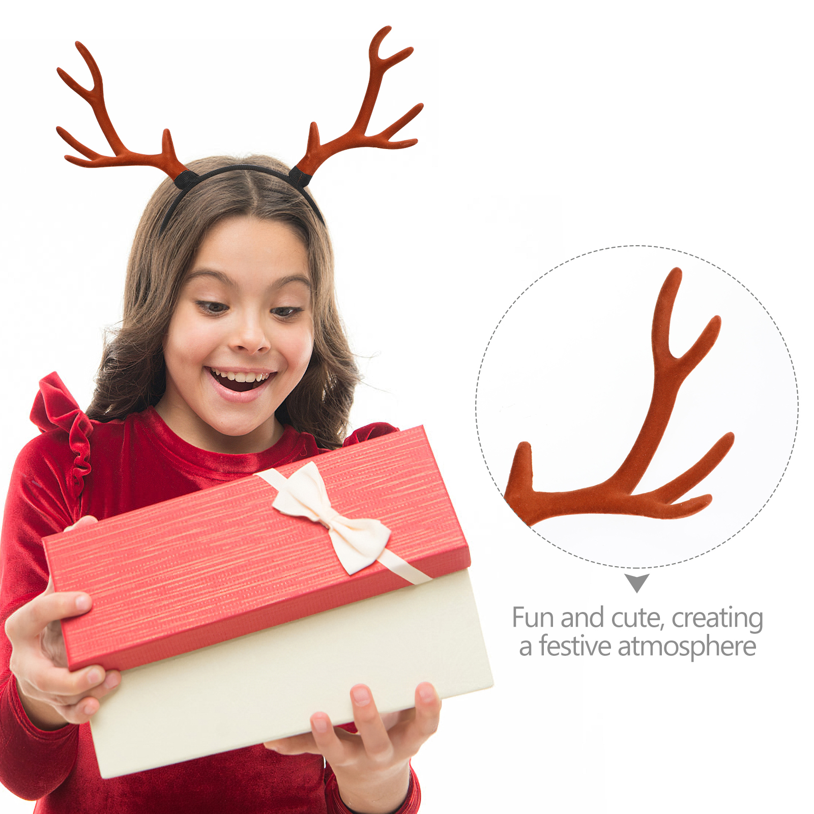 1pc Lovely Christmas Antler Ha - Reindeer Antlers Headband recensie en prijs
