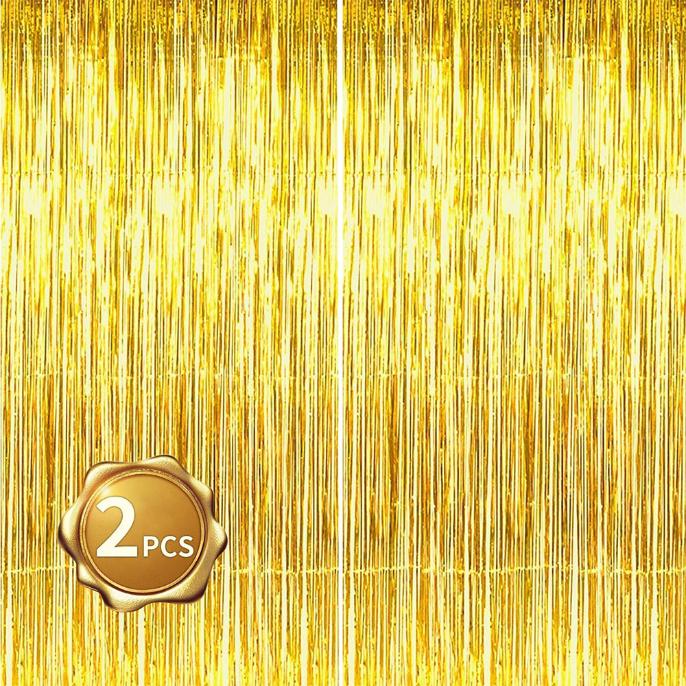 2Pack Gold Metallic Foil Tinse - Tinsel Garland Decoration recensie en prijs
