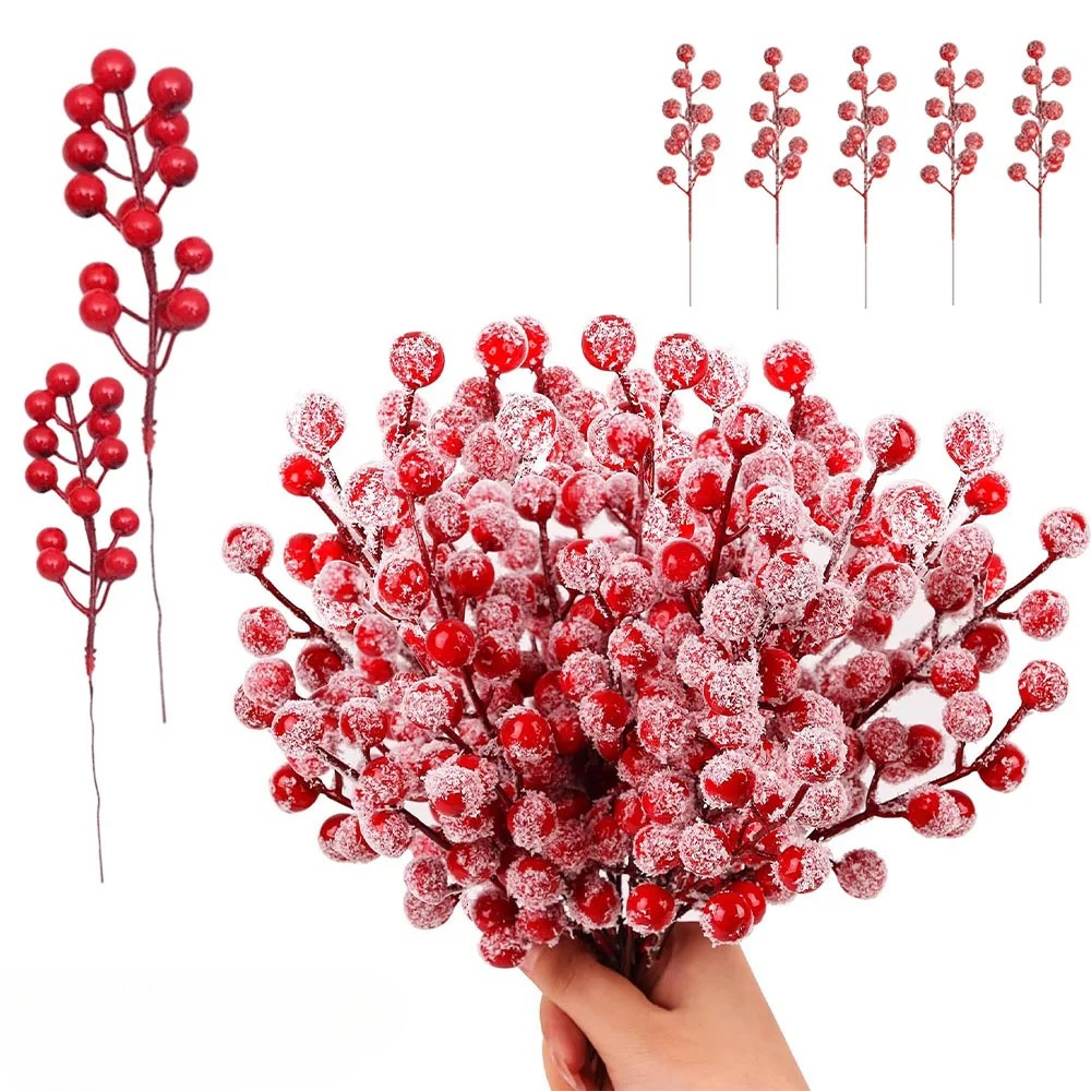10-200PCS Artificial Red Berry - Christmas Tree Artificial recensie en prijs