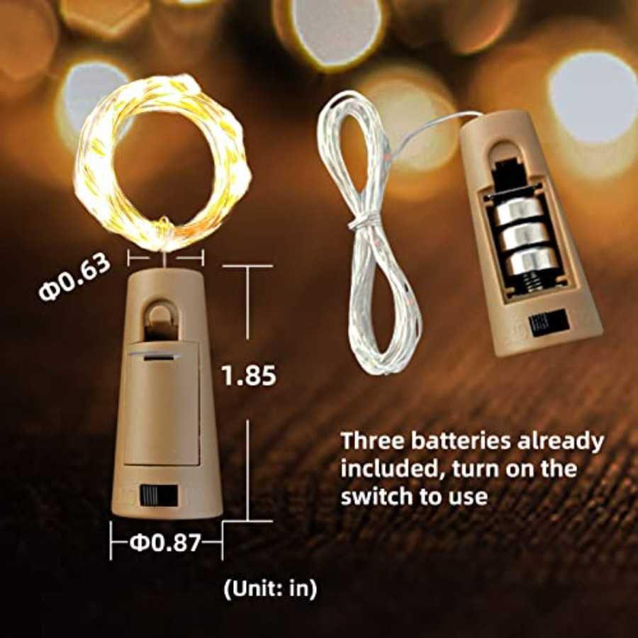 Wine Bottle Lights with Cork,  - Led Fairy String Lights recensie en prijs