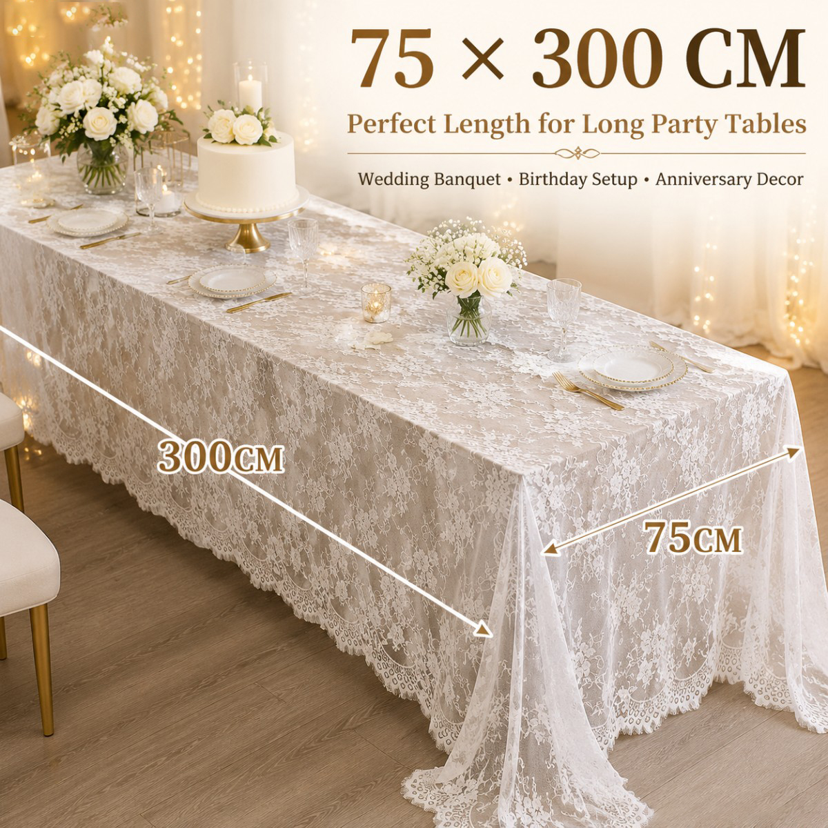 White Floral Lace Table Runner - Christmas Table Runner recensie en prijs
