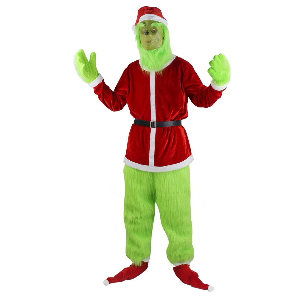 Merry Christmas Grinch Cosplay - Santa Hat Plush recensie en prijs