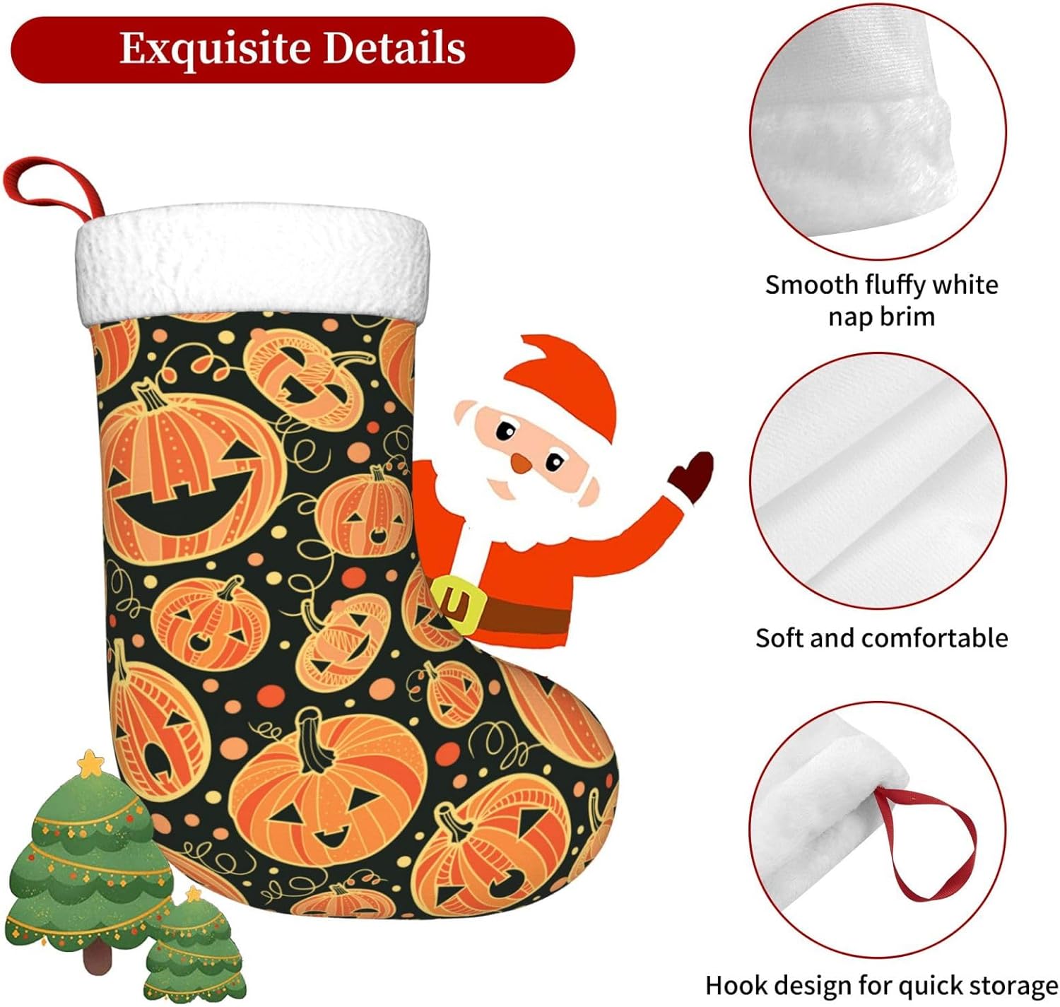 Halloween Pumpkin Christmas St - Christmas Stocking Hanging recensie en prijs