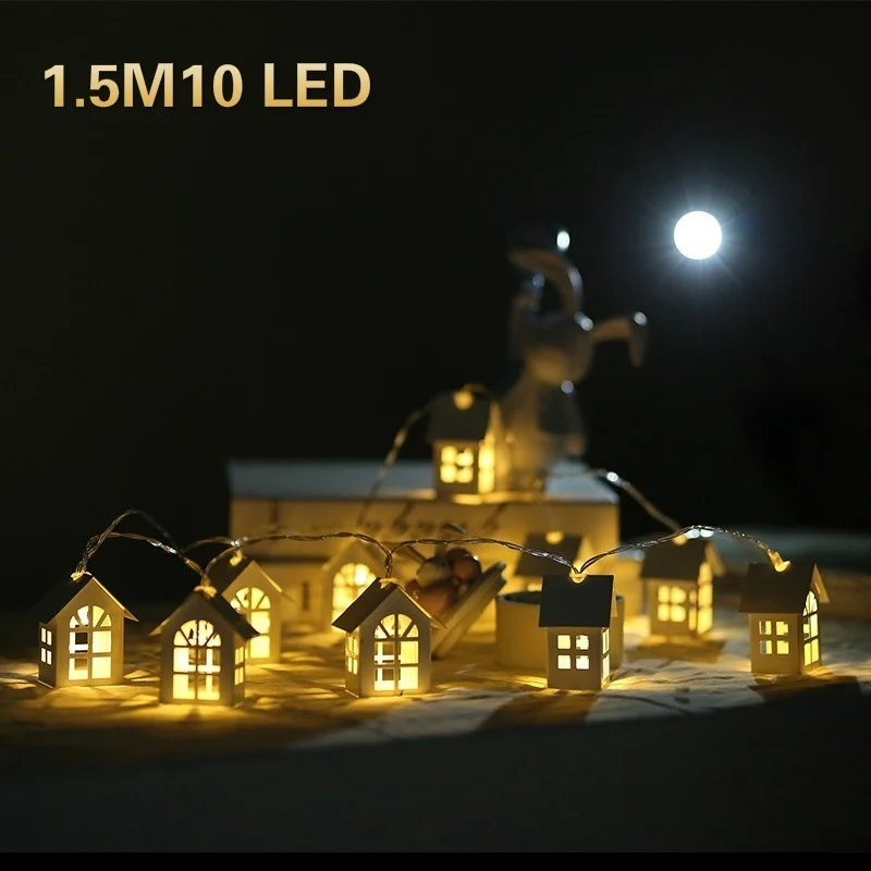 10 LED Christmas Tree House St - Led Fairy String Lights recensie en prijs