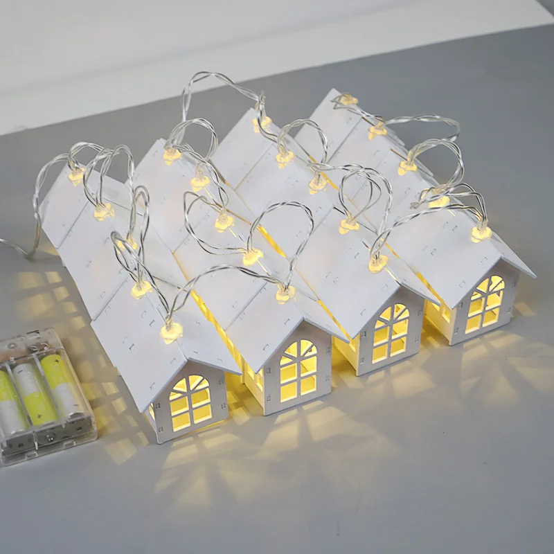 10 LED Christmas Tree House St - Led Fairy String Lights recensie en prijs