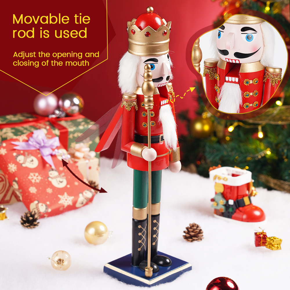 50CM Wooden Nutcracker Doll So - Nutcracker Figurine recensie en prijs
