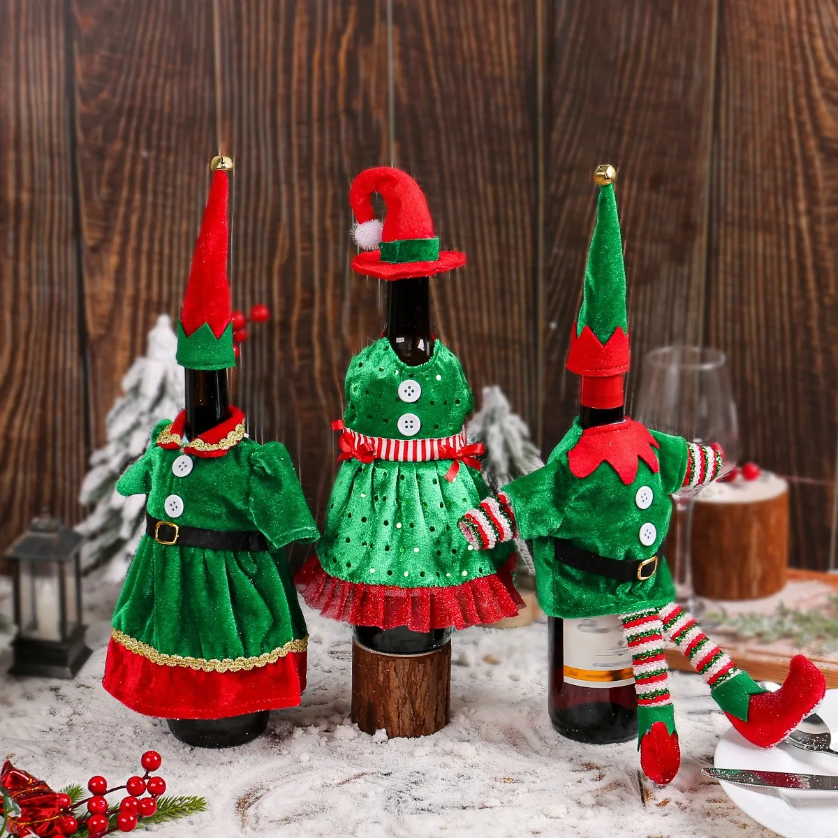 Christmas Cute Elf Wine Bottle - Elf Costume Christmas recensie en prijs