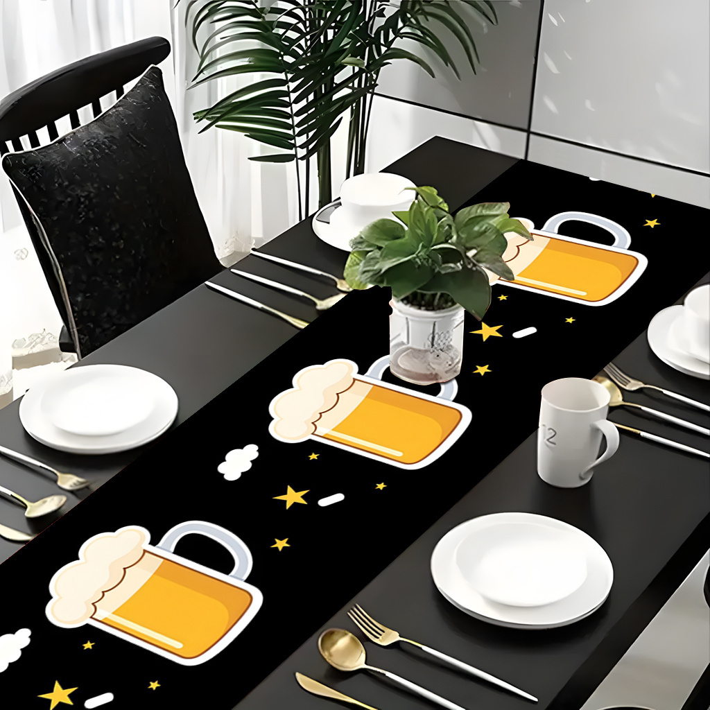 1pc 2D Flat Printed Table Runn - Christmas Table Runner recensie en prijs