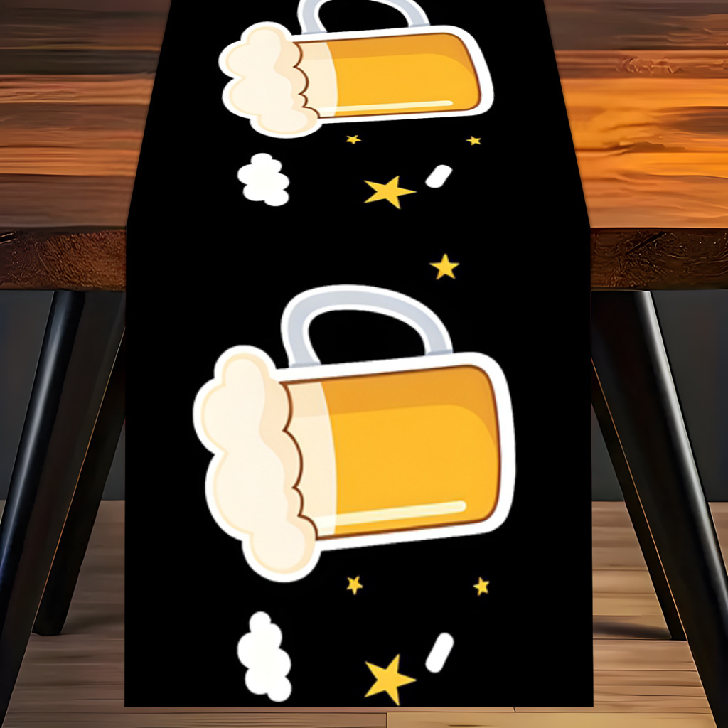 1pc 2D Flat Printed Table Runn - Christmas Table Runner recensie en prijs