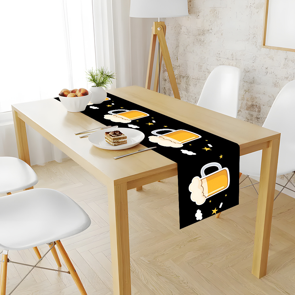 1pc 2D Flat Printed Table Runn - Christmas Table Runner recensie en prijs
