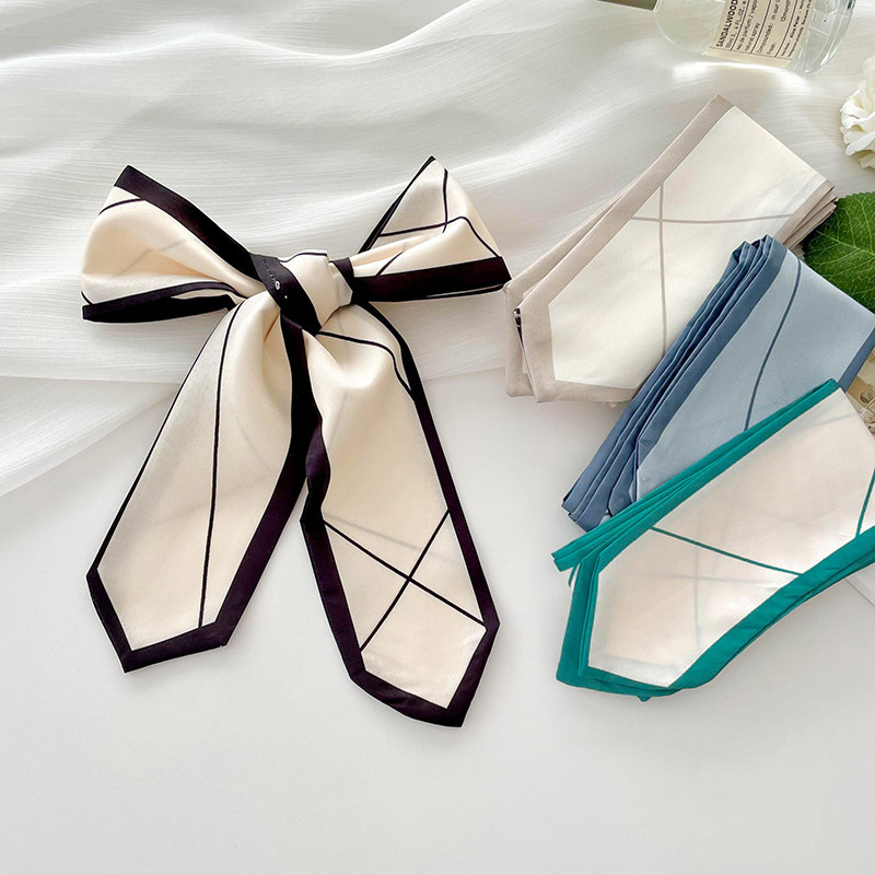 Versatile silk scarf, thin, lo - Ribbon Bow Gift recensie en prijs
