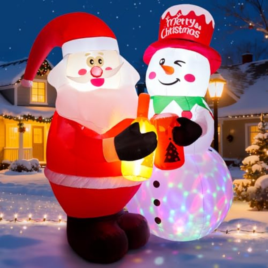 7FT Christmas Inflatable Outdo - Christmas Lights Outdoor recensie en prijs