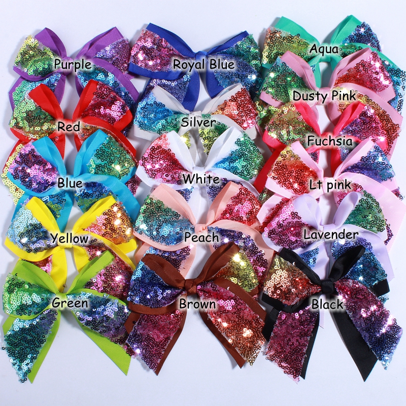 12CM Big Bling Sequins Grosgra - Ribbon Bow Gift recensie en prijs