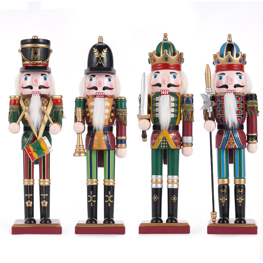 30CM Wooden Nutcracker Christm - Nutcracker Figurine recensie en prijs
