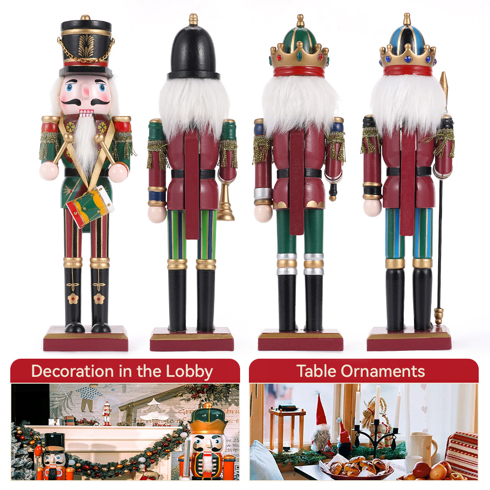 30CM Wooden Nutcracker Christm - Nutcracker Figurine recensie en prijs
