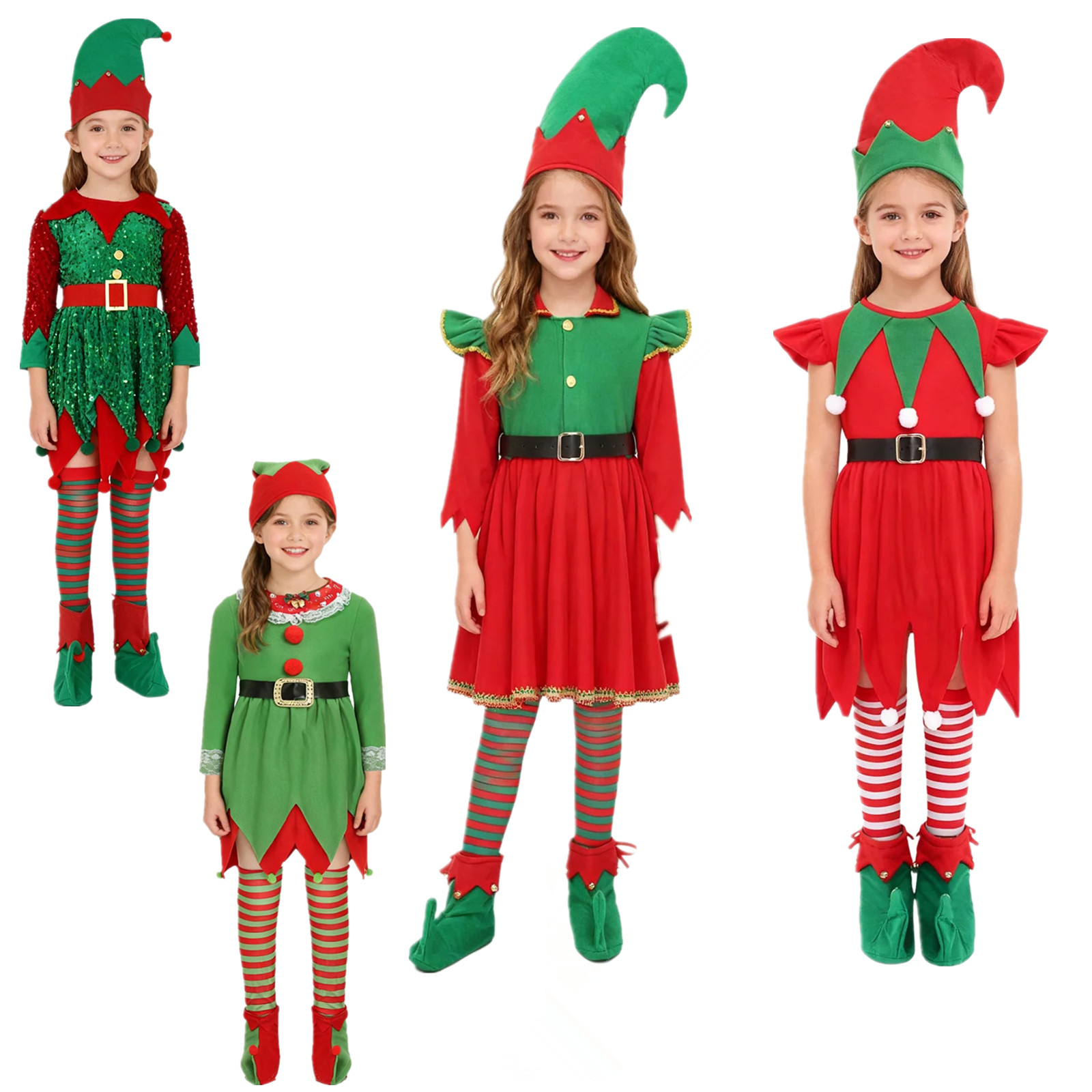 Elf Girl Christmas Costume San - Elf Costume Christmas recensie en prijs