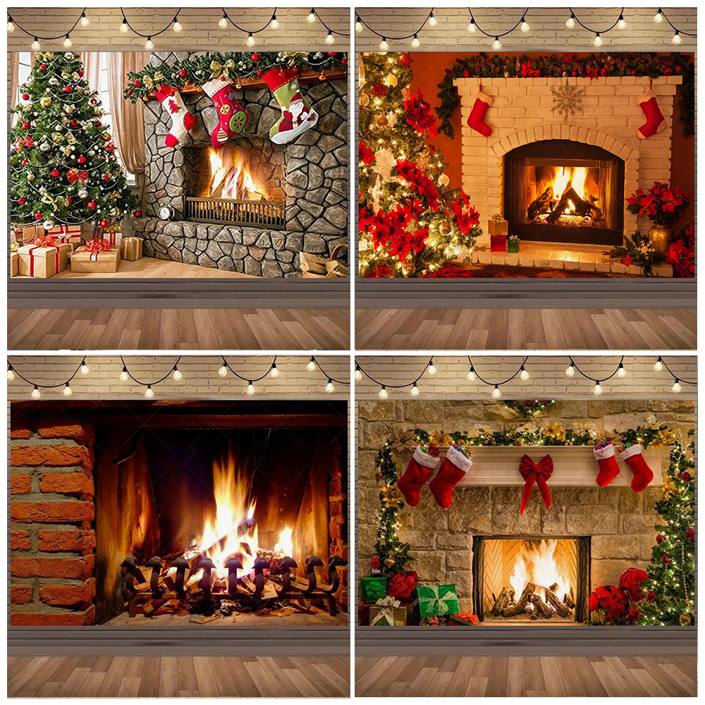 Christmas Photography Backdrop - Christmas Stocking Hanging recensie en prijs