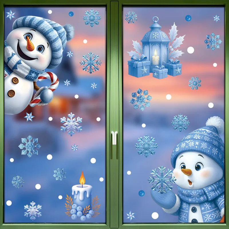 1Set Christmas Snowflake Windo - Snowflake Window Decal recensie en prijs