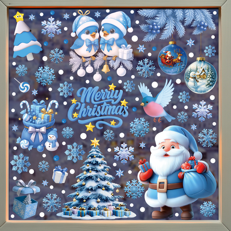 1Set Christmas Snowflake Windo - Snowflake Window Decal recensie en prijs