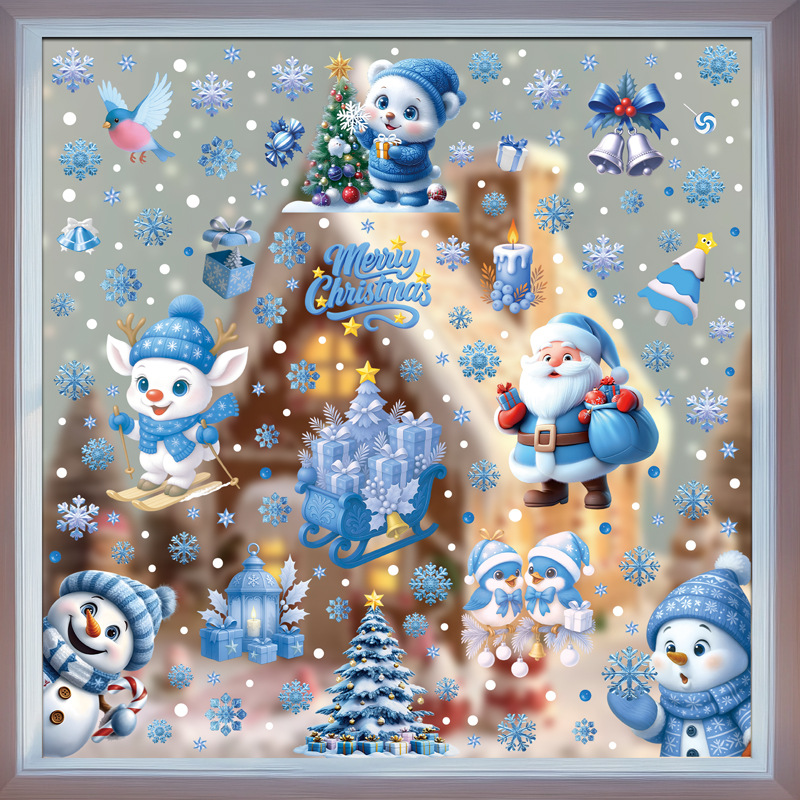 1Set Christmas Snowflake Windo - Snowflake Window Decal recensie en prijs