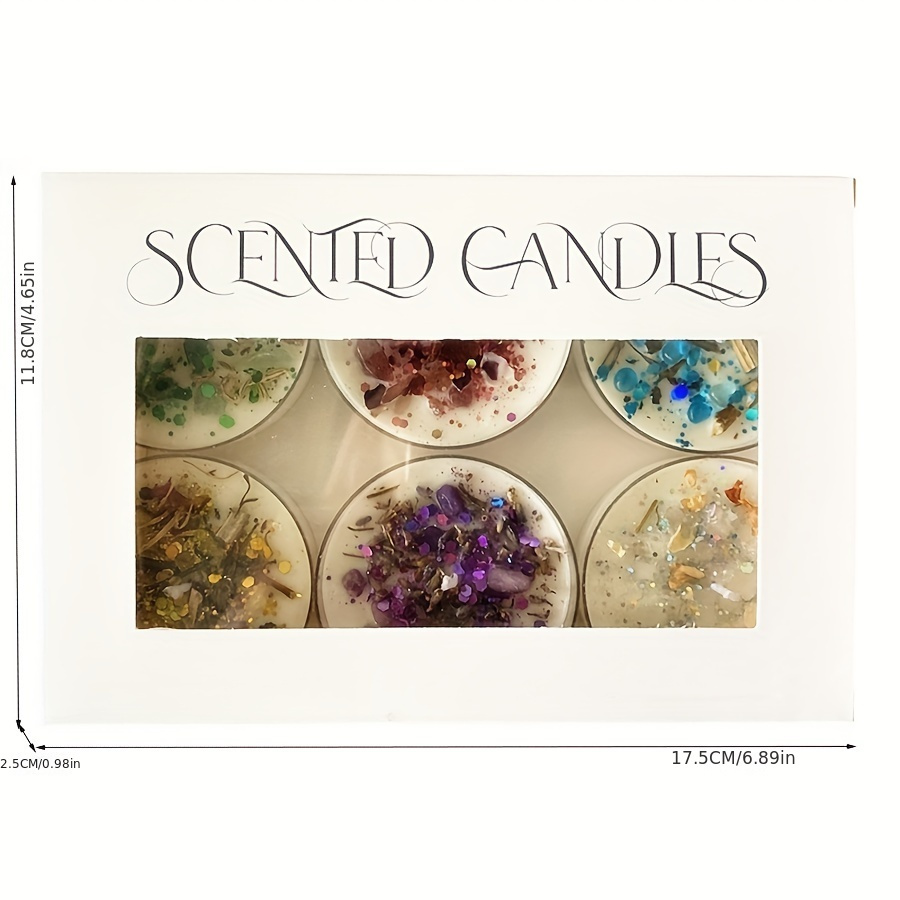 Set of 6 Scented Candles Fragr - Holiday Candle Set recensie en prijs