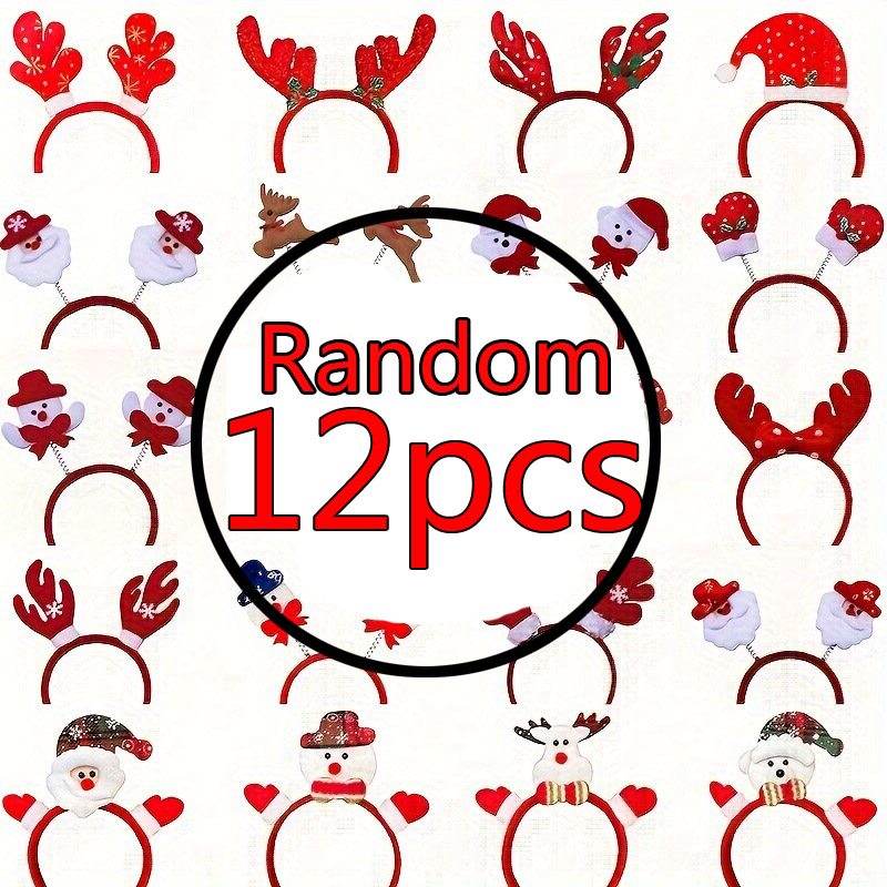 6/12Pcs Different Holiday Chri - Reindeer Antlers Headband recensie en prijs