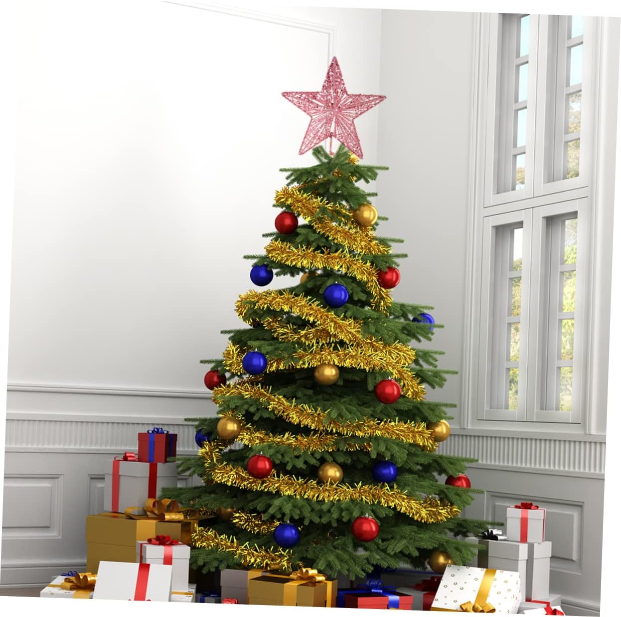 Christmas Pink Pentagon Top St - Star Tree Topper recensie en prijs