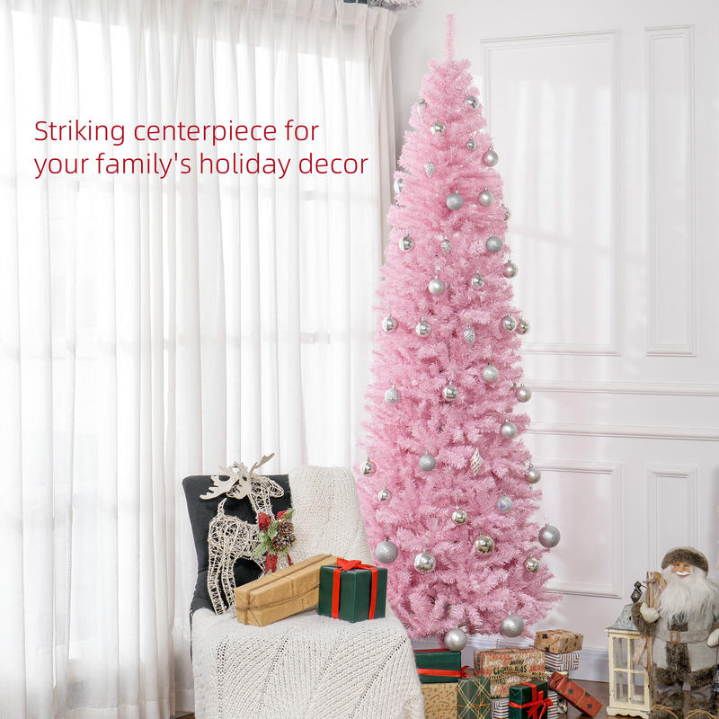 HOMCOM 8' Artificial Christmas - Christmas Tree Artificial recensie en prijs