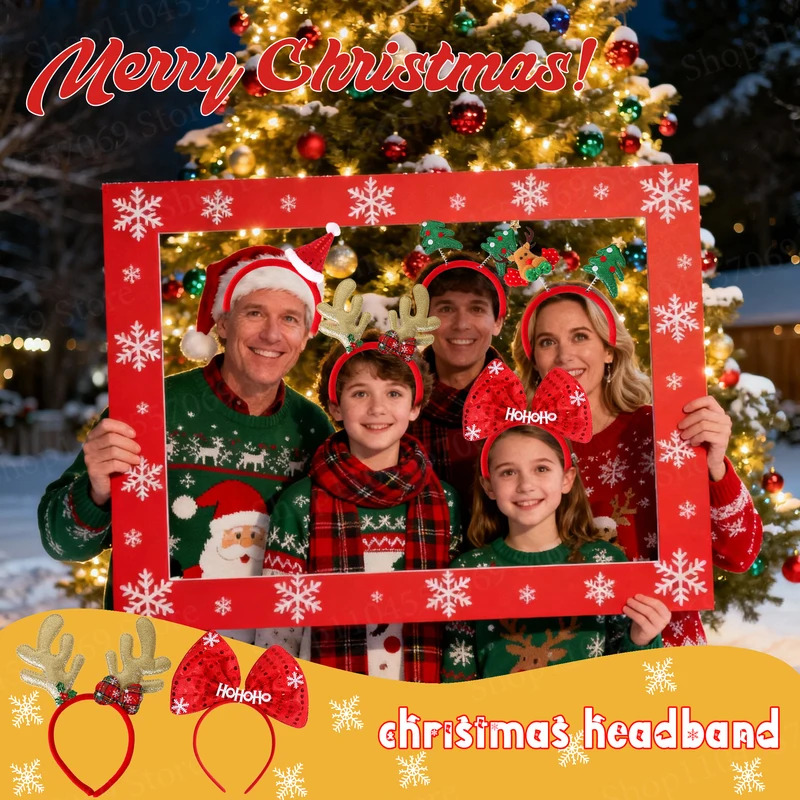 12-120Pcs Christmas Headband C - Reindeer Antlers Headband recensie en prijs
