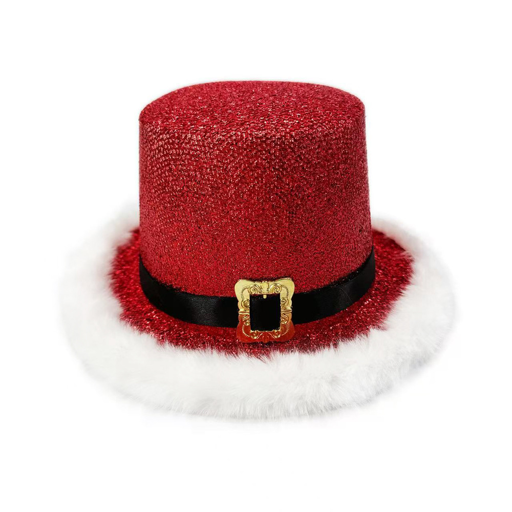 Santa Claus Cap  Shiny Glitter - Santa Hat Plush recensie en prijs