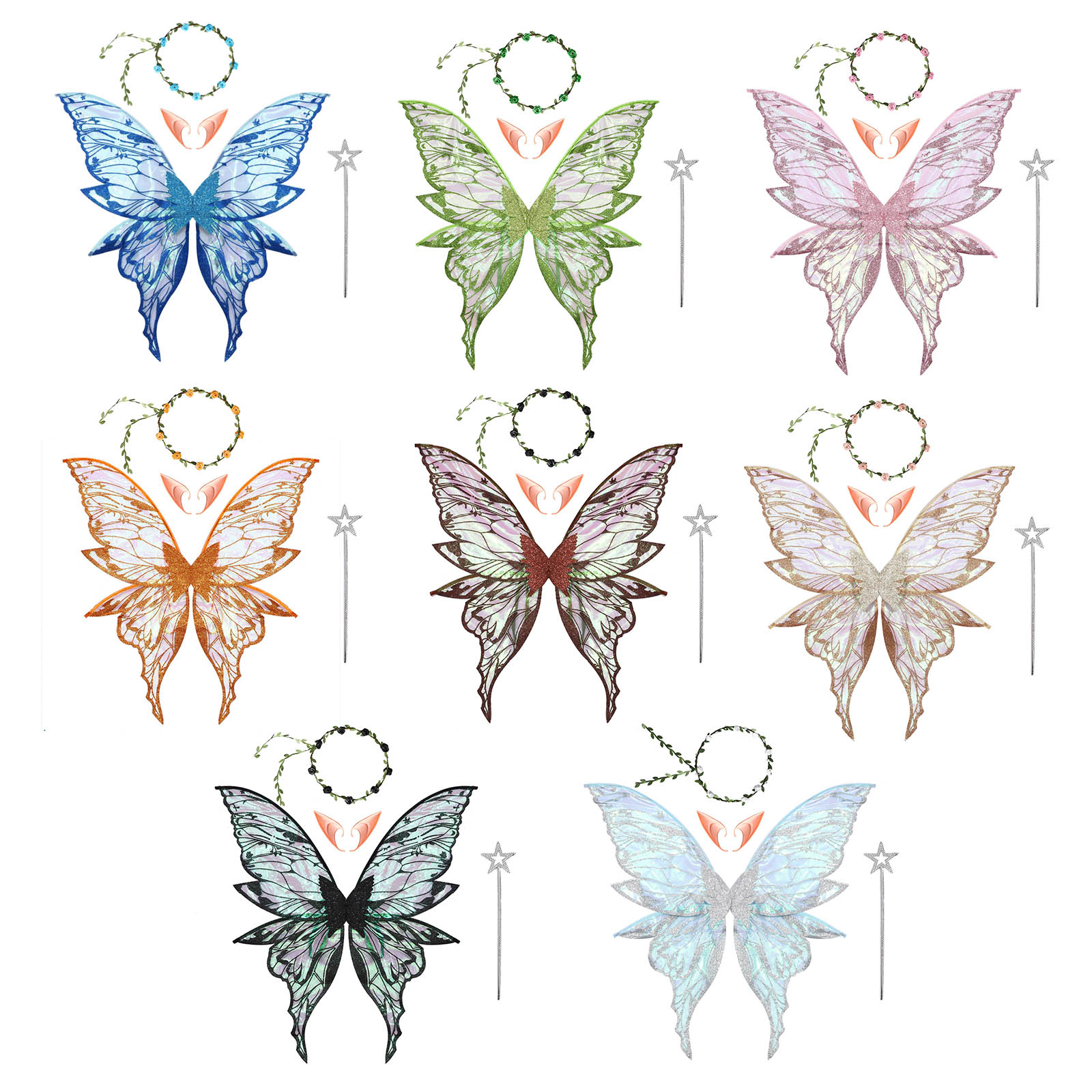 Butterfly Fairy Elf Costume Wi - Elf Costume Christmas recensie en prijs