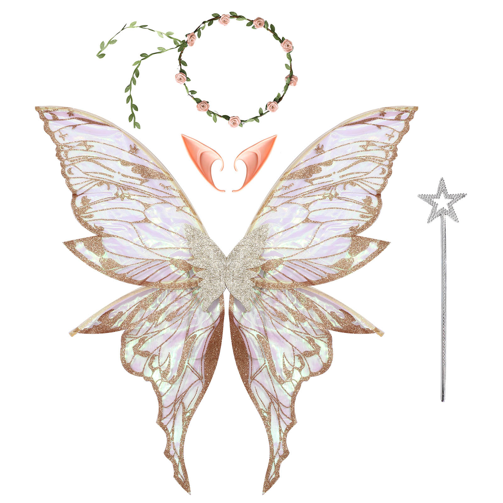 Butterfly Fairy Elf Costume Wi - Elf Costume Christmas recensie en prijs