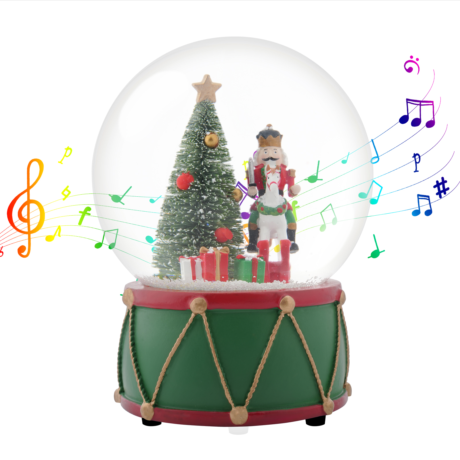 Christmas Music Snow Globe wit - Snow Globe Musical recensie en prijs