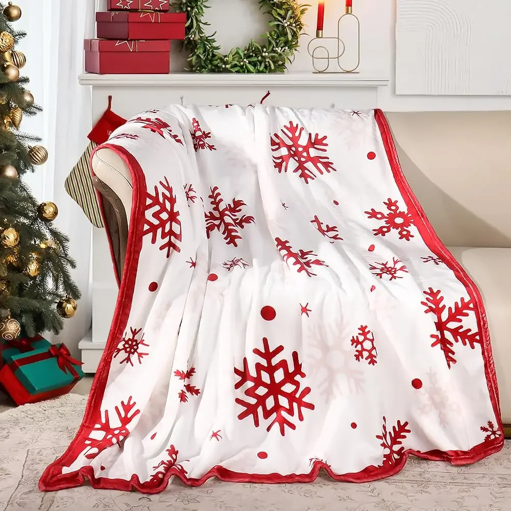 Red Snowflake Blanket Super So - Christmas Throw Blanket recensie en prijs