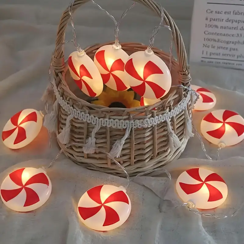 6m 40 LEDS Festive Candy Cane  - Led Fairy String Lights recensie en prijs