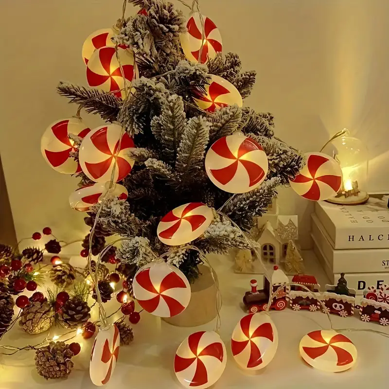 6m 40 LEDS Festive Candy Cane  - Led Fairy String Lights recensie en prijs