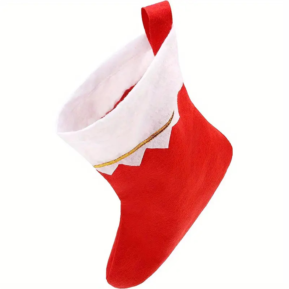 12pcs Red Felt Christmas Stock - Christmas Stocking Hanging recensie en prijs