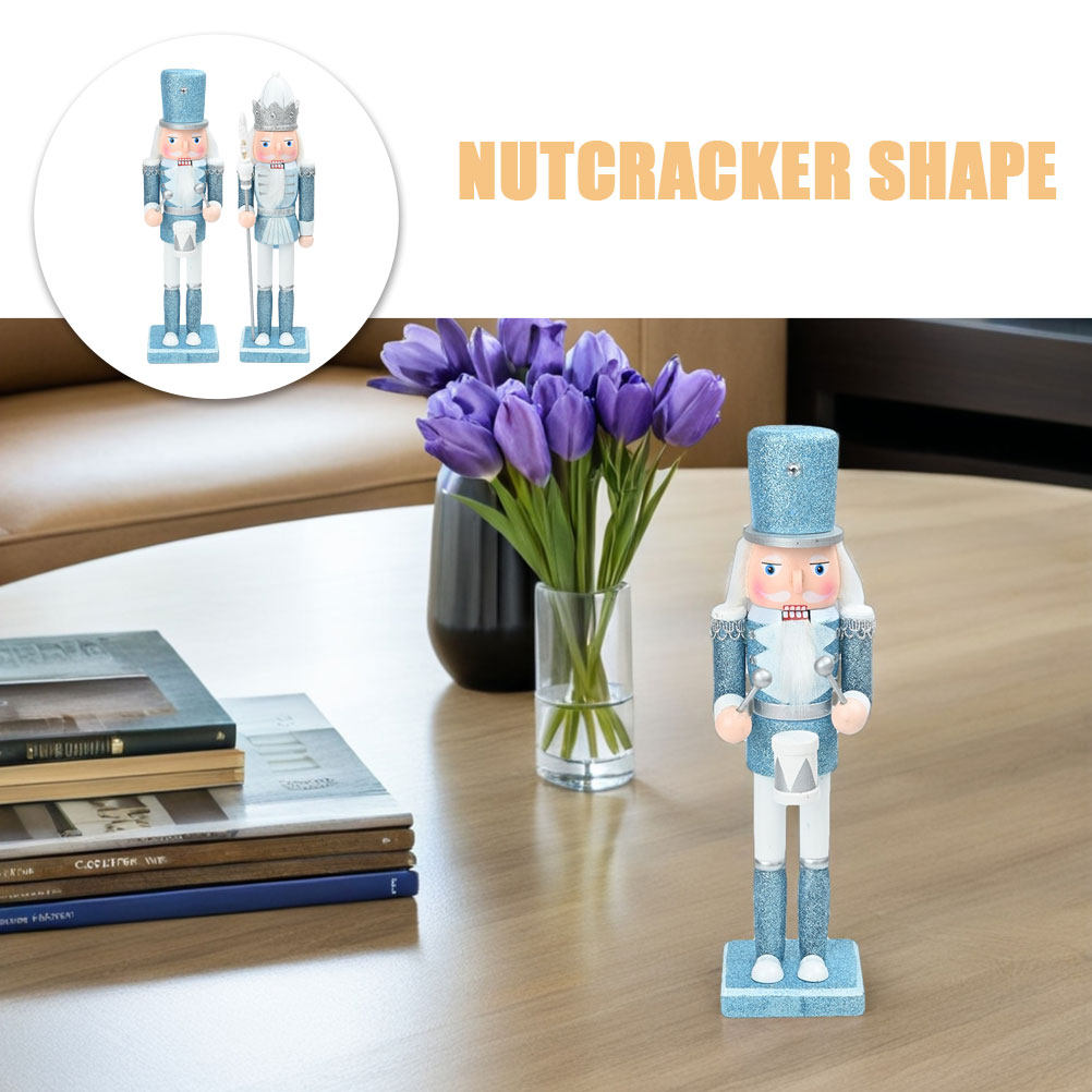 2Pcs Traditional Wooden Nutcra - Nutcracker Figurine recensie en prijs